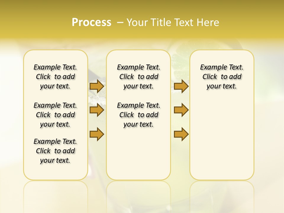Quench Tequila Garnish PowerPoint Template