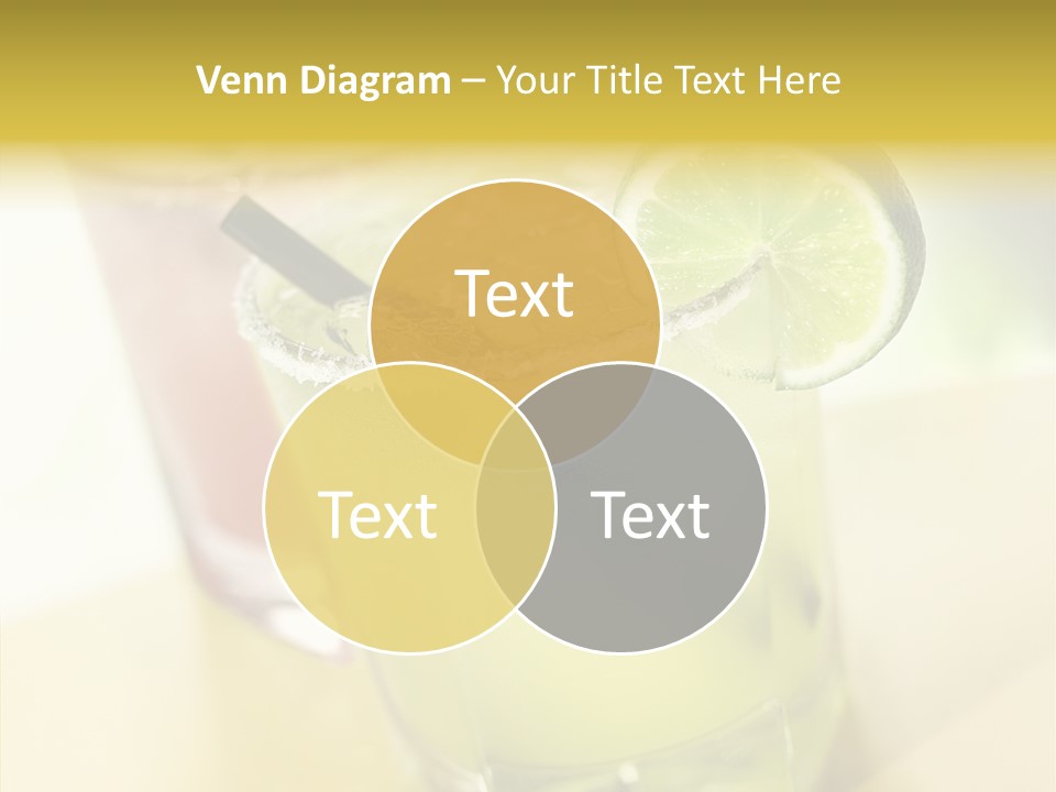 Quench Tequila Garnish PowerPoint Template