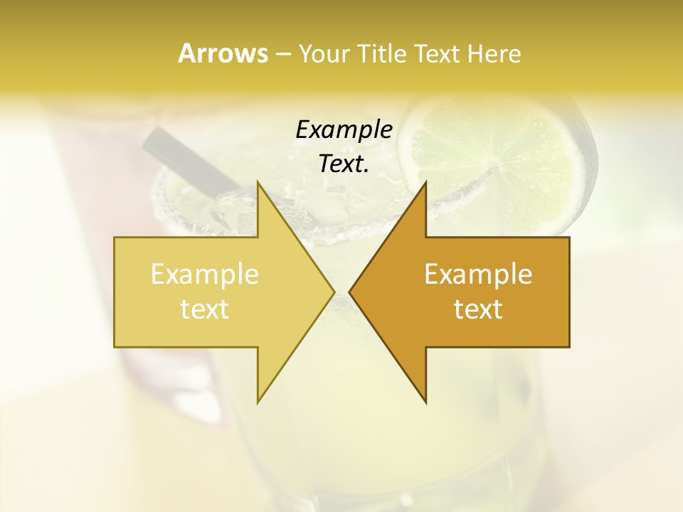 Quench Tequila Garnish PowerPoint Template