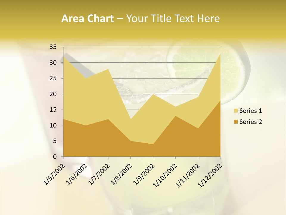 Quench Tequila Garnish PowerPoint Template
