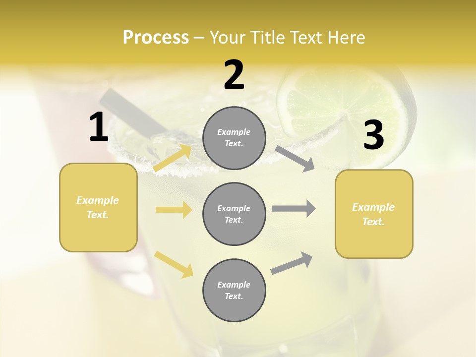 Quench Tequila Garnish PowerPoint Template