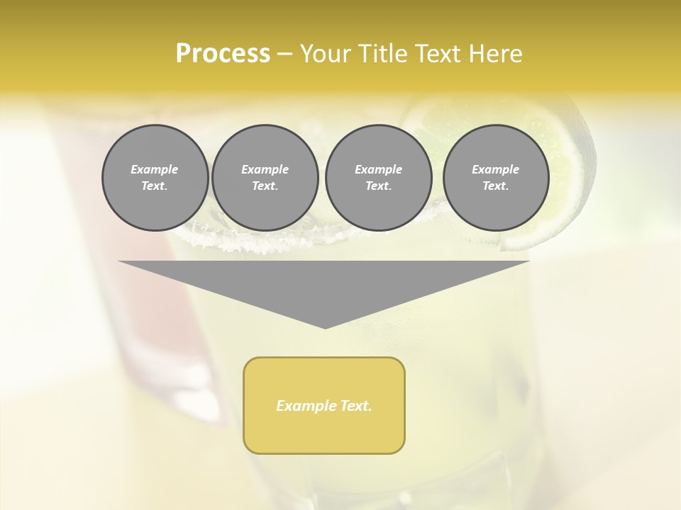 Quench Tequila Garnish PowerPoint Template