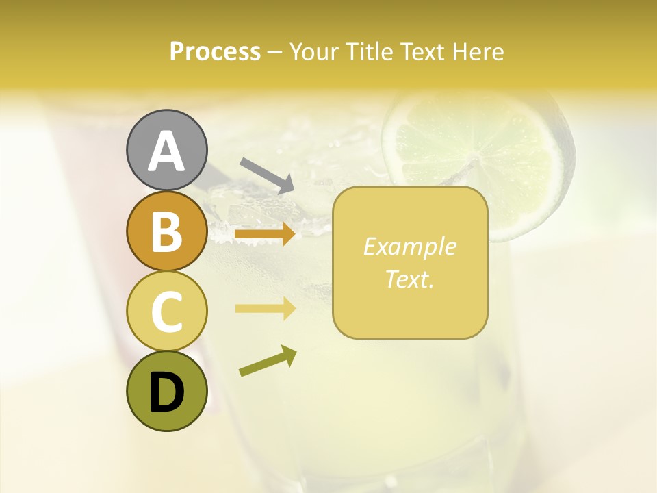 Quench Tequila Garnish PowerPoint Template