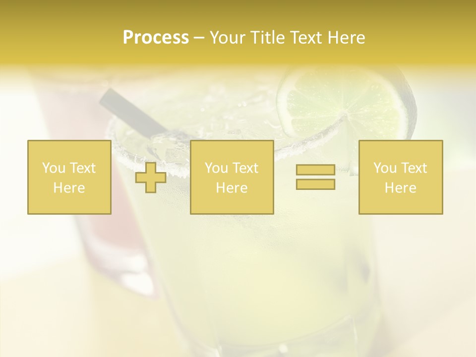 Quench Tequila Garnish PowerPoint Template