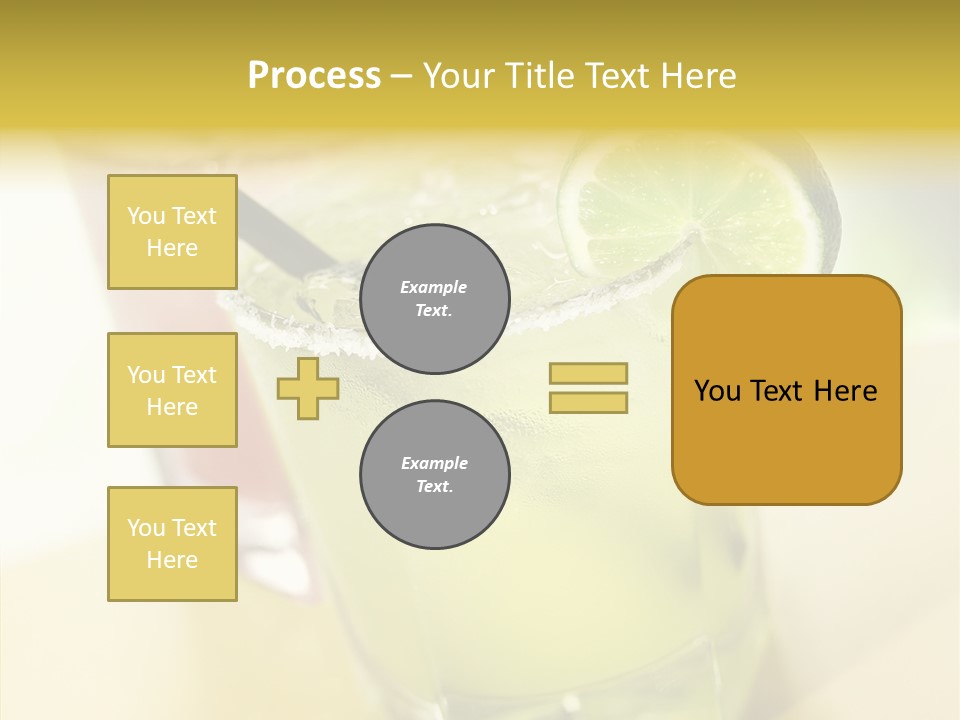 Quench Tequila Garnish PowerPoint Template