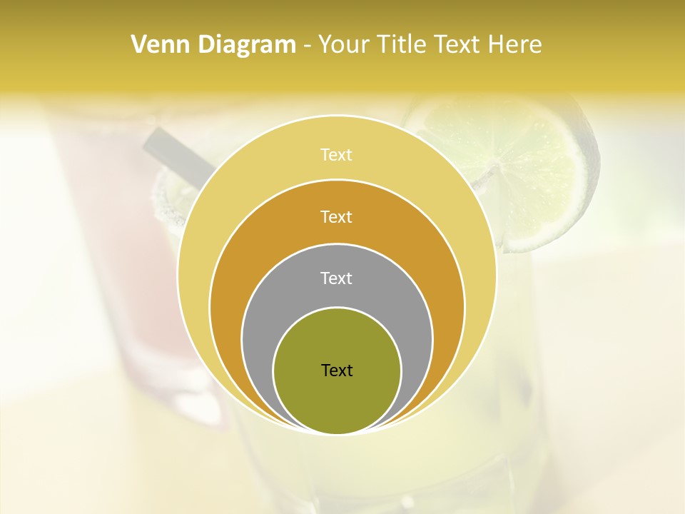 Quench Tequila Garnish PowerPoint Template