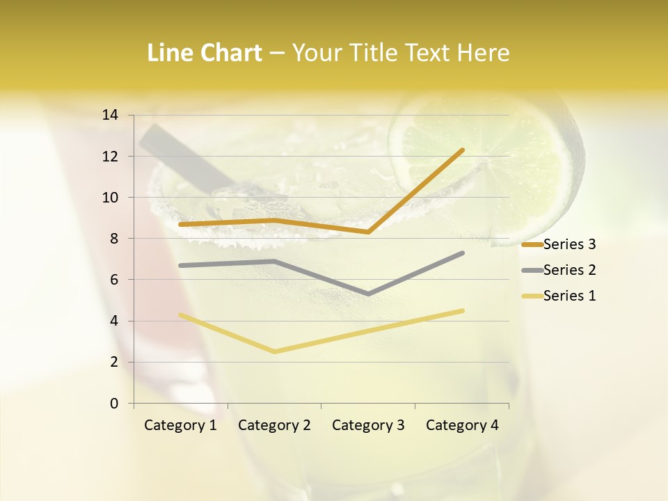Quench Tequila Garnish PowerPoint Template