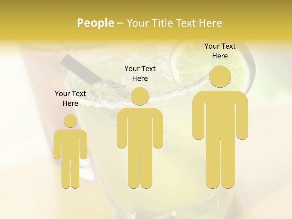 Quench Tequila Garnish PowerPoint Template