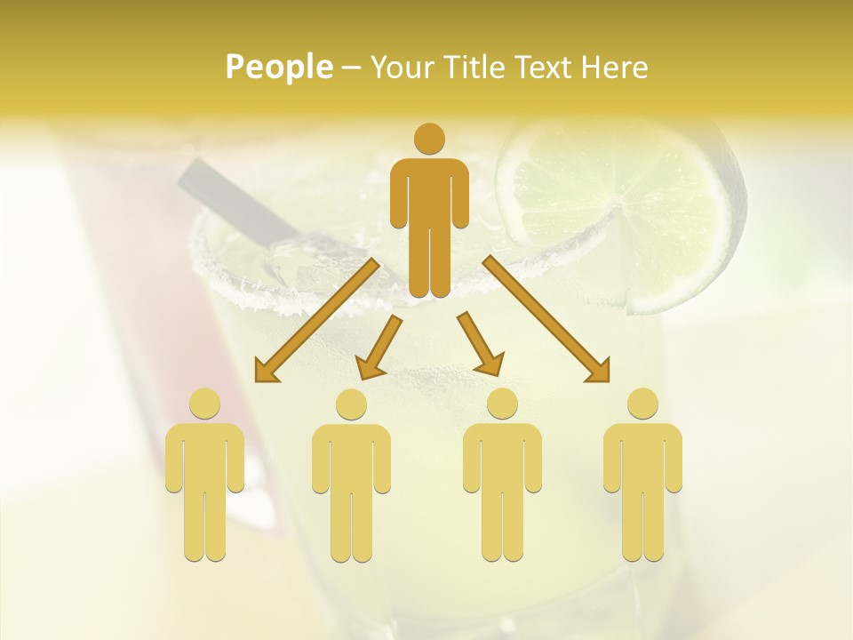 Quench Tequila Garnish PowerPoint Template