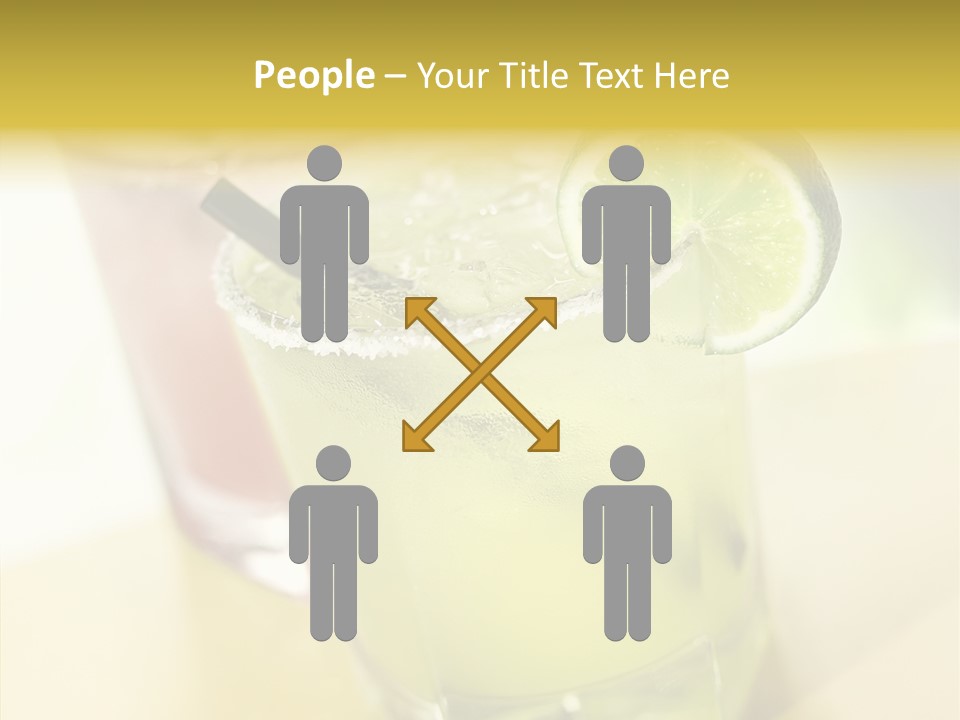 Quench Tequila Garnish PowerPoint Template