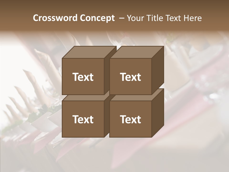 Reception Celebration Glass PowerPoint Template