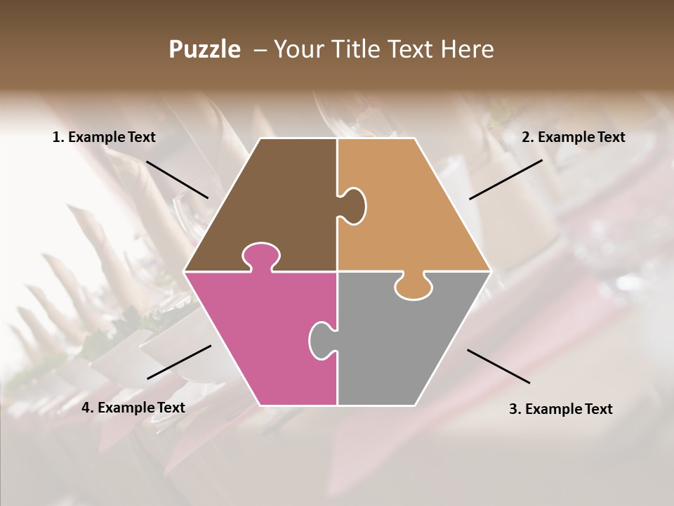 Reception Celebration Glass PowerPoint Template