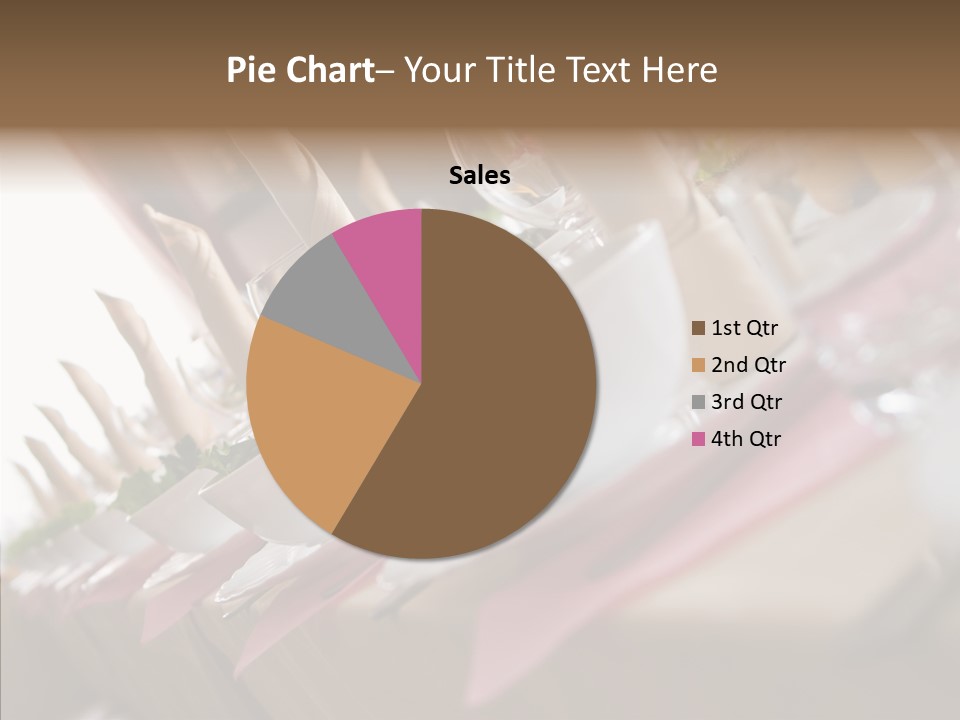 Reception Celebration Glass PowerPoint Template