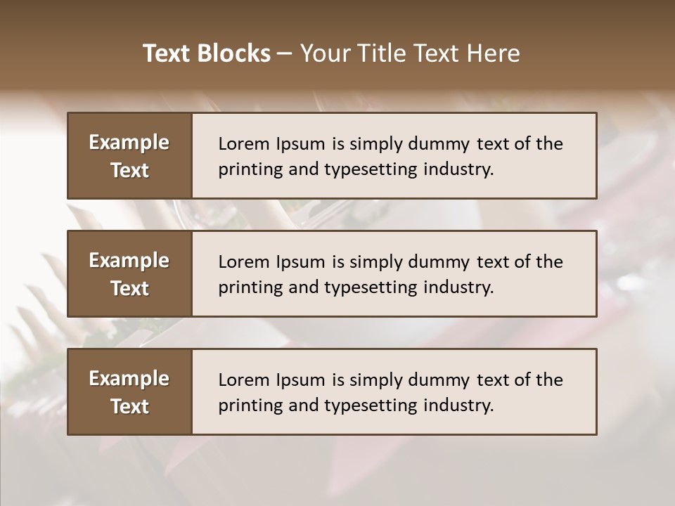 Reception Celebration Glass PowerPoint Template