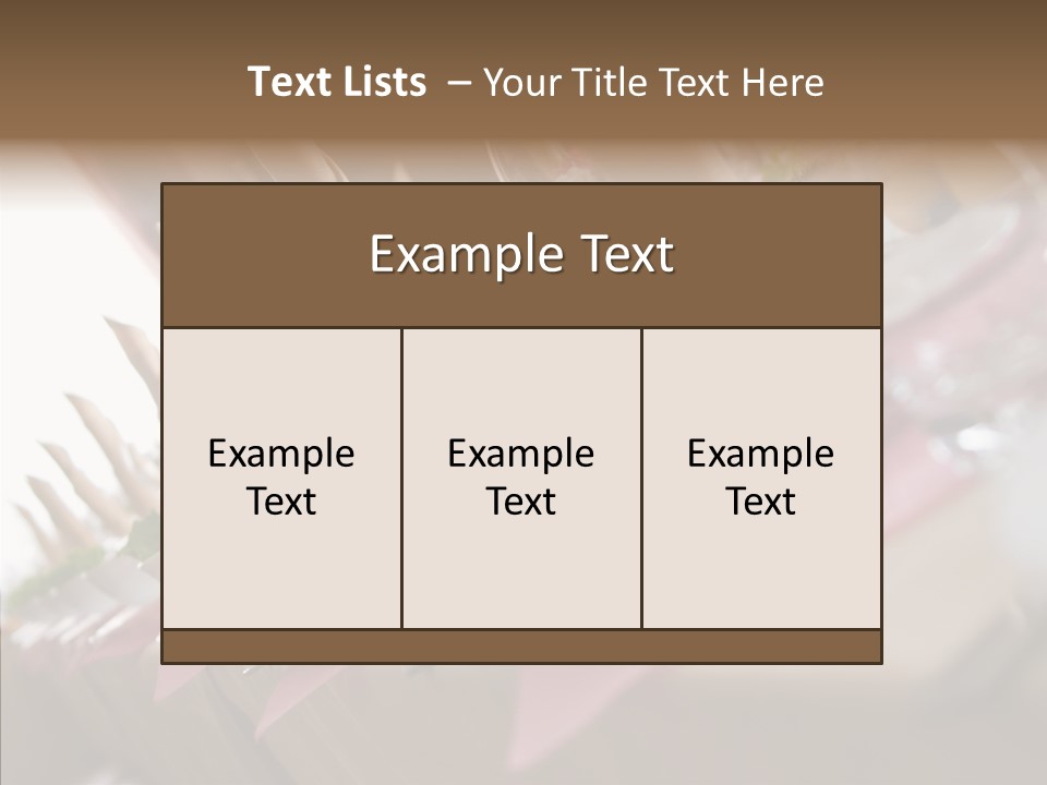 Reception Celebration Glass PowerPoint Template