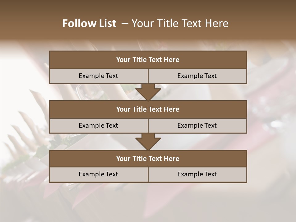 Reception Celebration Glass PowerPoint Template