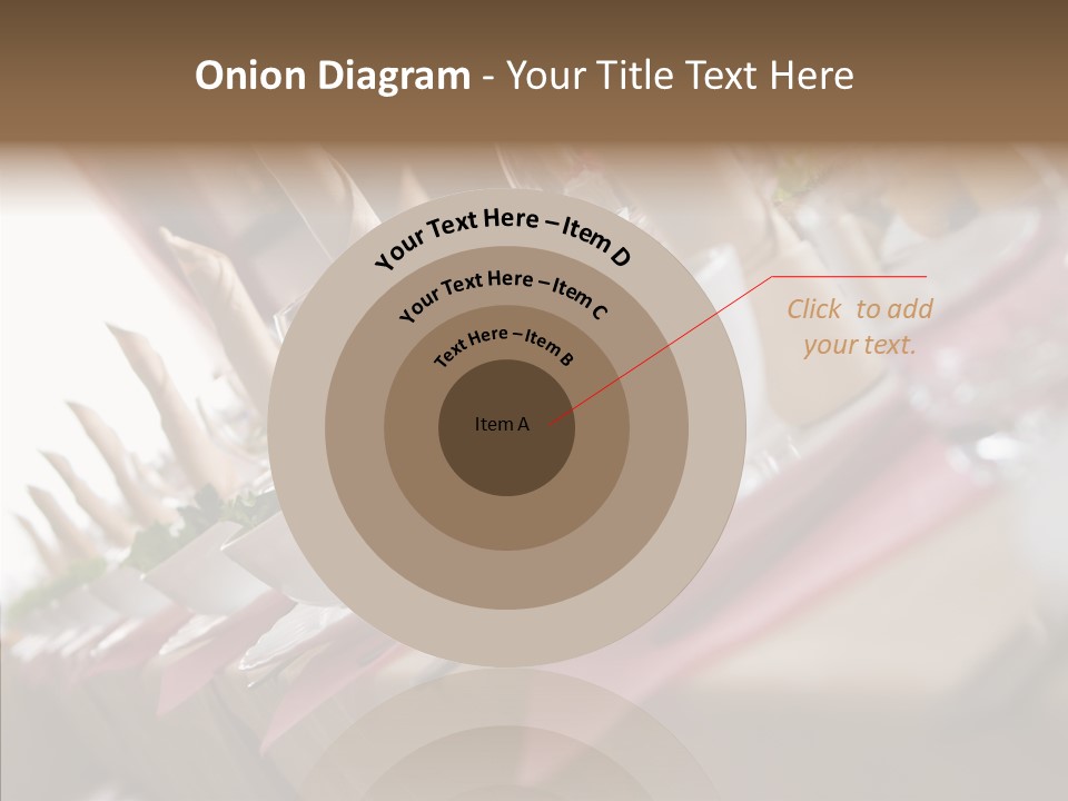 Reception Celebration Glass PowerPoint Template