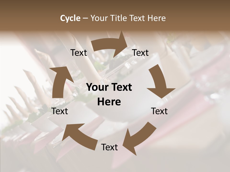 Reception Celebration Glass PowerPoint Template