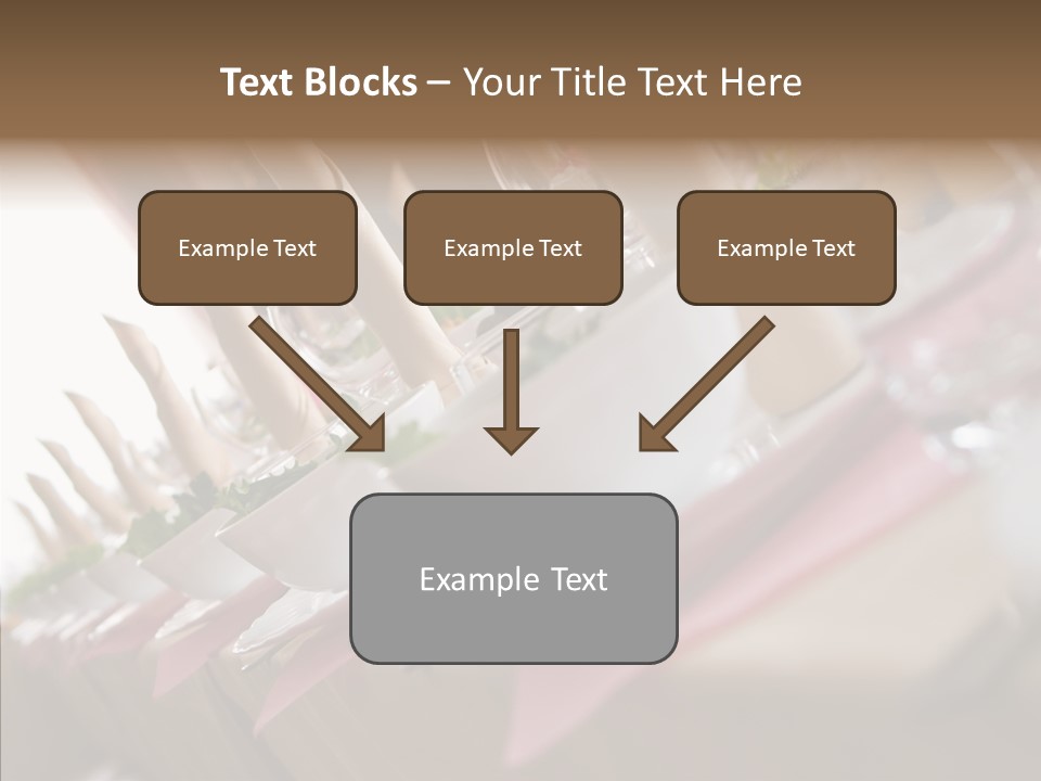 Reception Celebration Glass PowerPoint Template