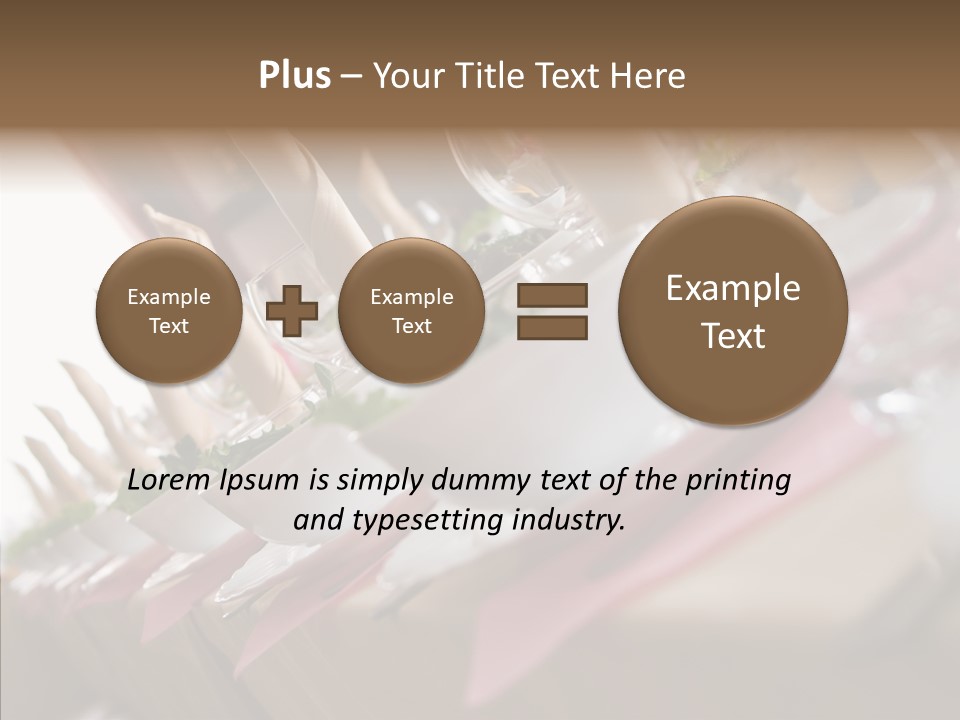 Reception Celebration Glass PowerPoint Template