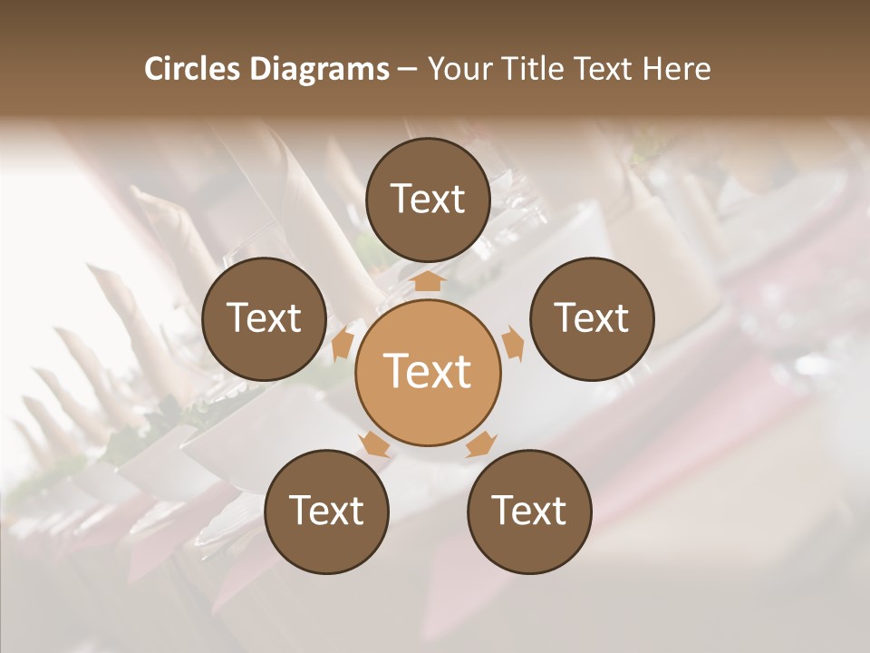 Reception Celebration Glass PowerPoint Template