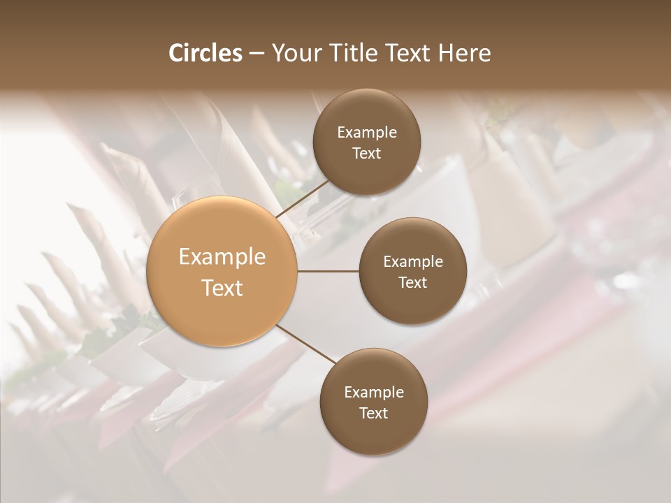 Reception Celebration Glass PowerPoint Template