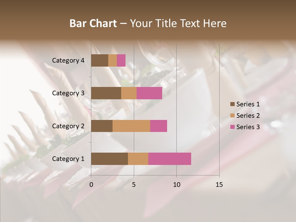 Reception Celebration Glass PowerPoint Template