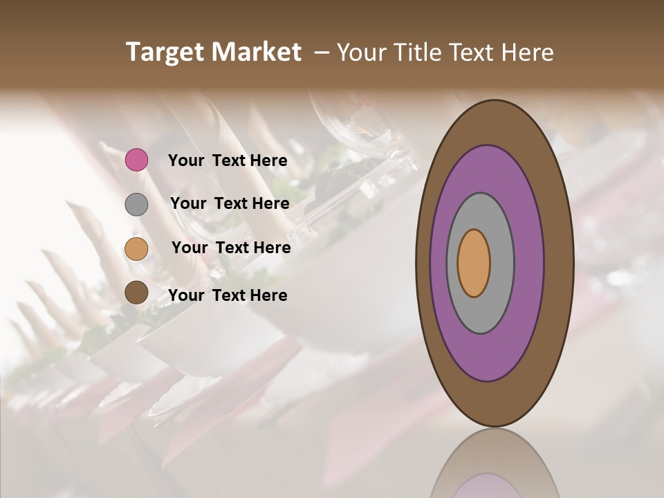 Reception Celebration Glass PowerPoint Template