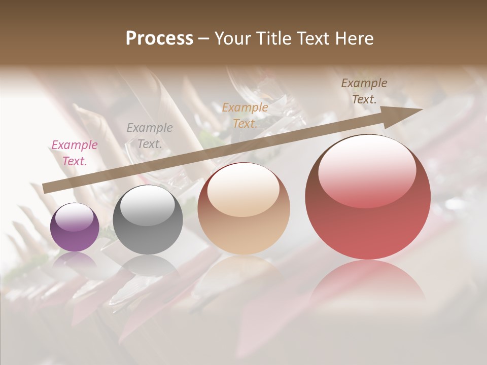 Reception Celebration Glass PowerPoint Template