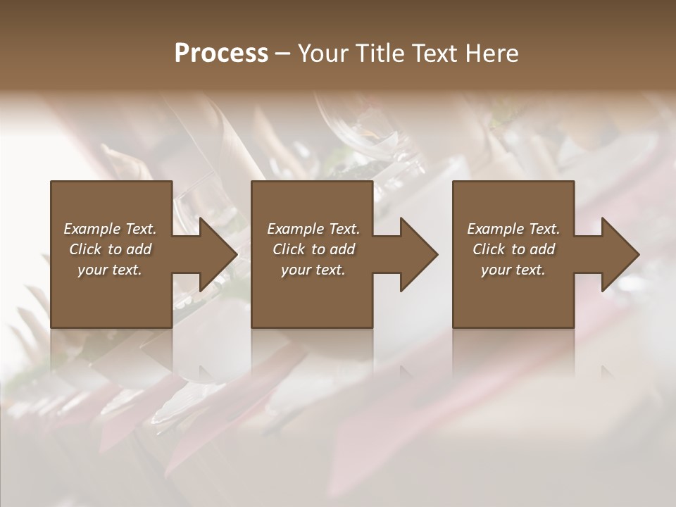 Reception Celebration Glass PowerPoint Template
