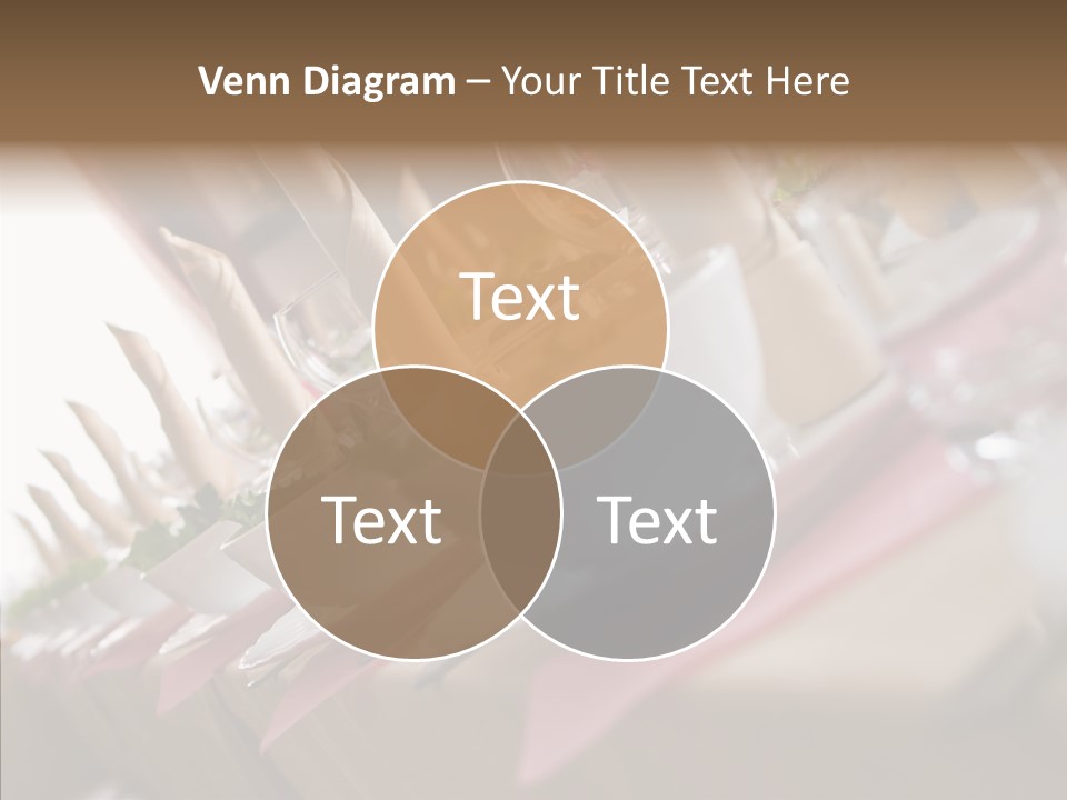 Reception Celebration Glass PowerPoint Template