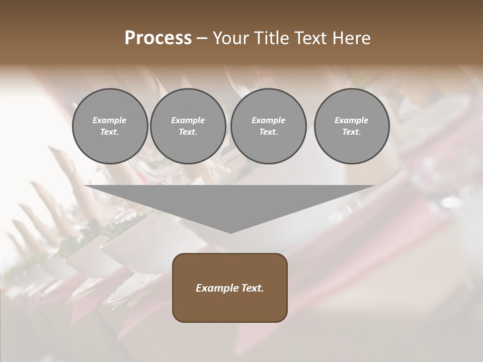 Reception Celebration Glass PowerPoint Template