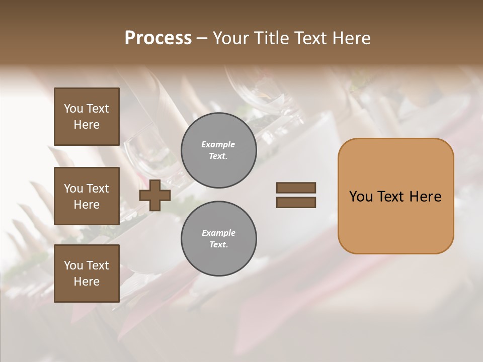 Reception Celebration Glass PowerPoint Template