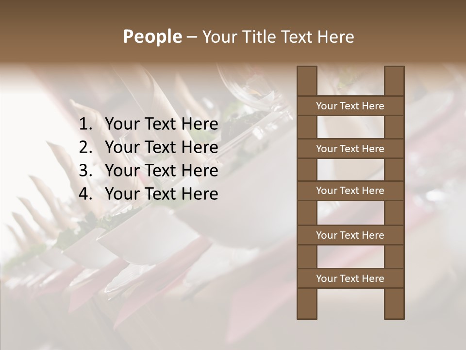 Reception Celebration Glass PowerPoint Template