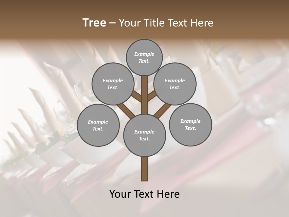 Reception Celebration Glass PowerPoint Template