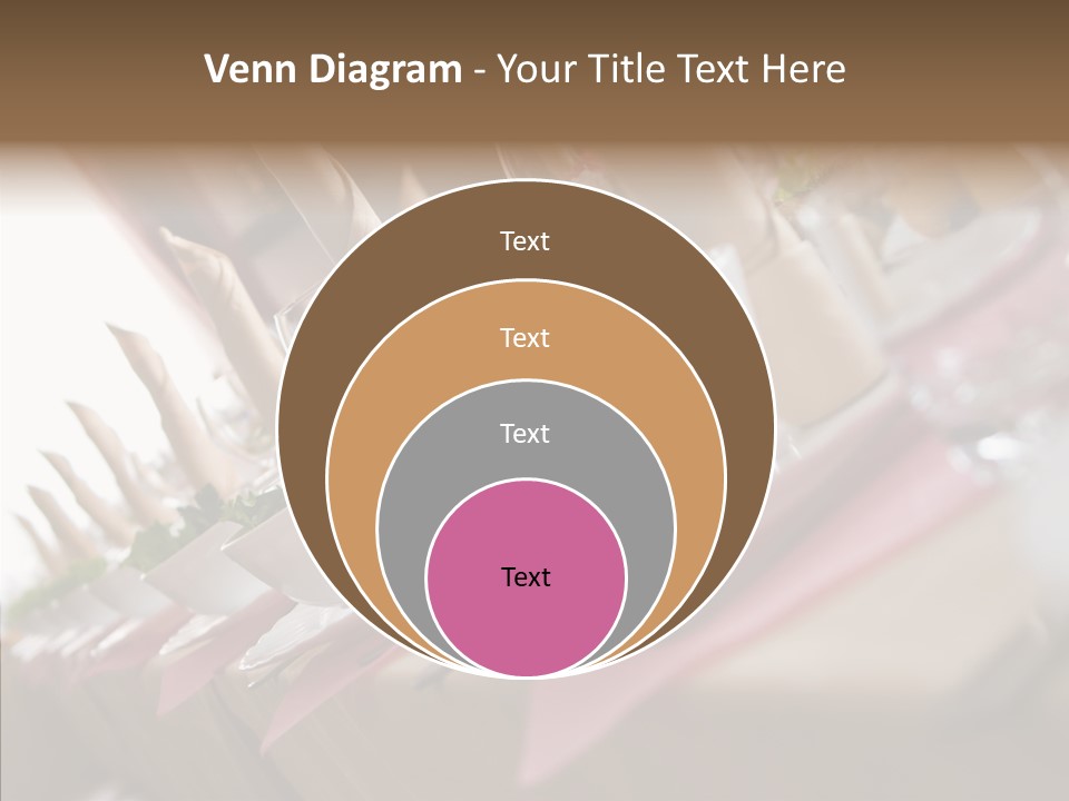 Reception Celebration Glass PowerPoint Template
