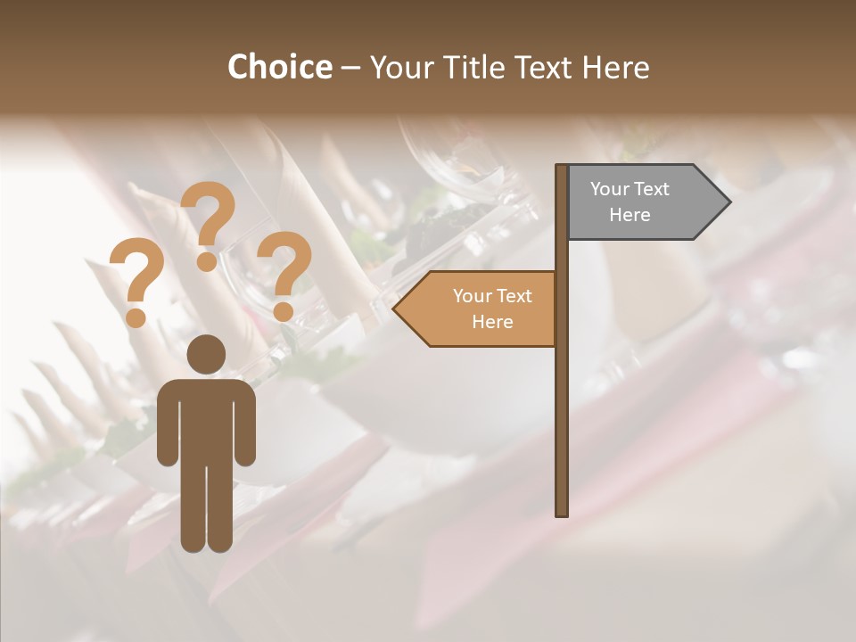 Reception Celebration Glass PowerPoint Template