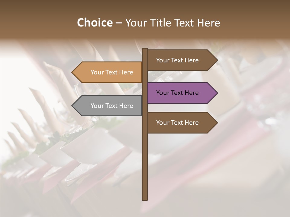 Reception Celebration Glass PowerPoint Template