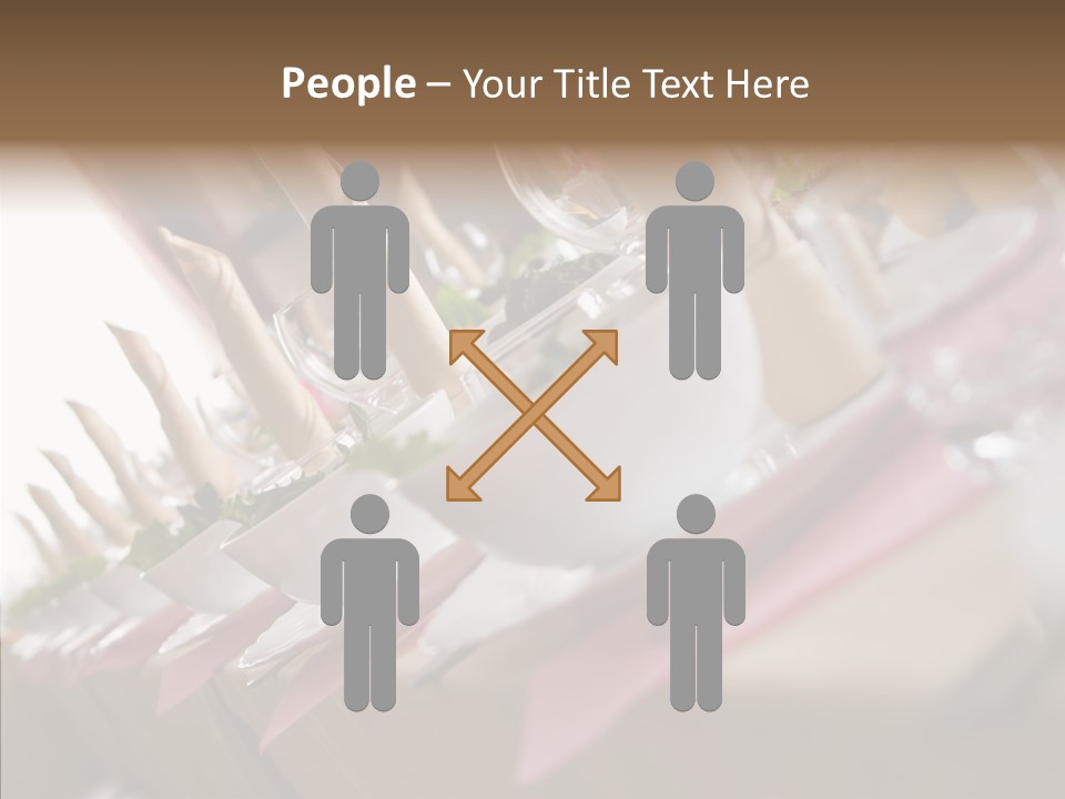 Reception Celebration Glass PowerPoint Template