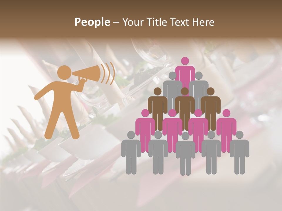 Reception Celebration Glass PowerPoint Template