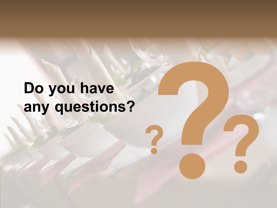 Reception Celebration Glass PowerPoint Template