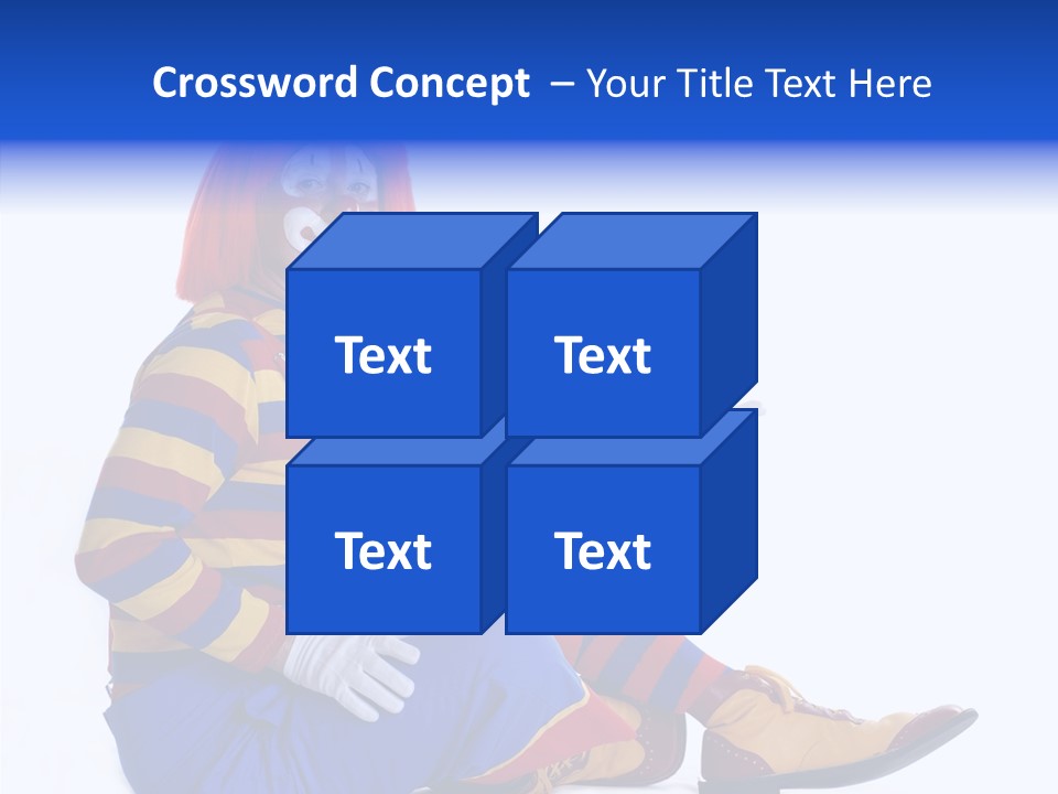 Face Midway Eye PowerPoint Template