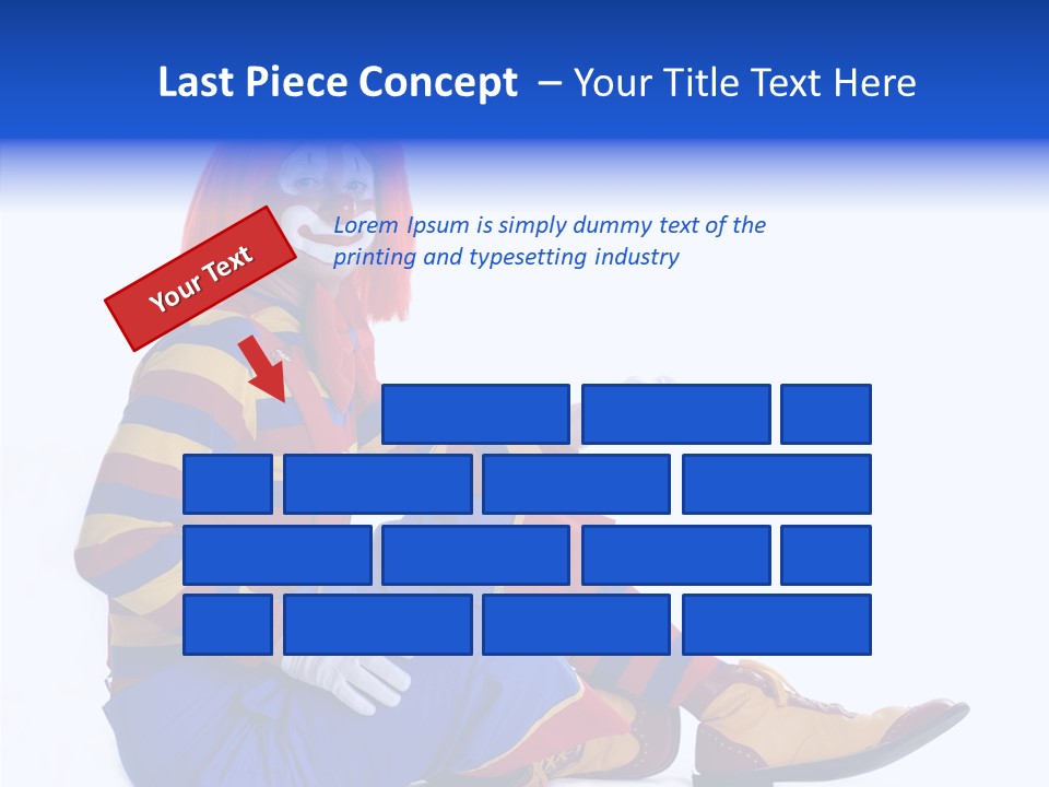 Face Midway Eye PowerPoint Template