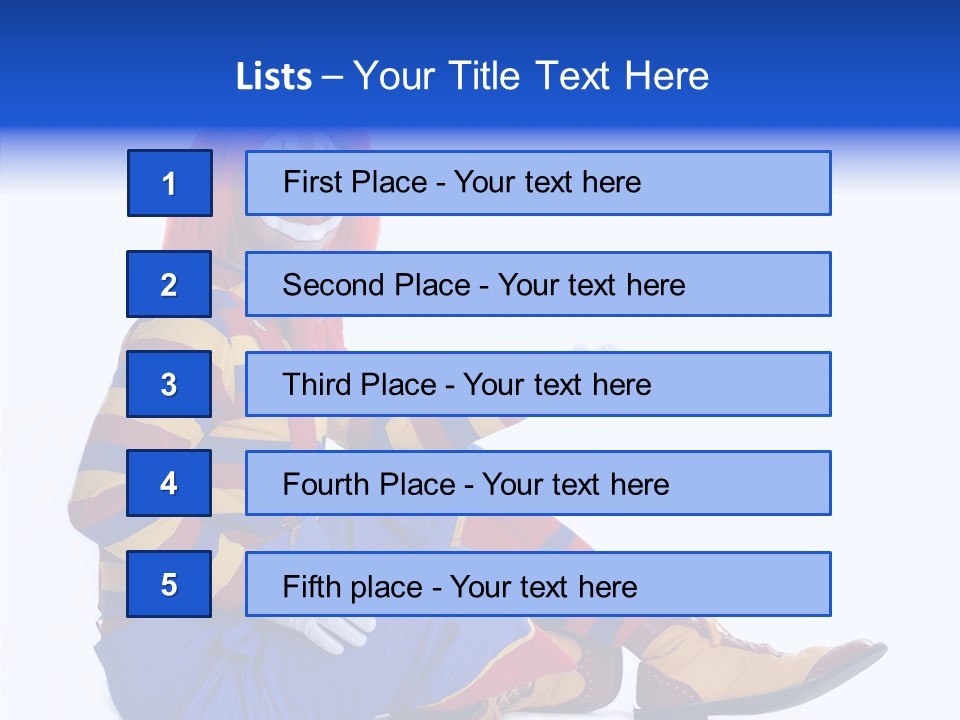 Face Midway Eye PowerPoint Template