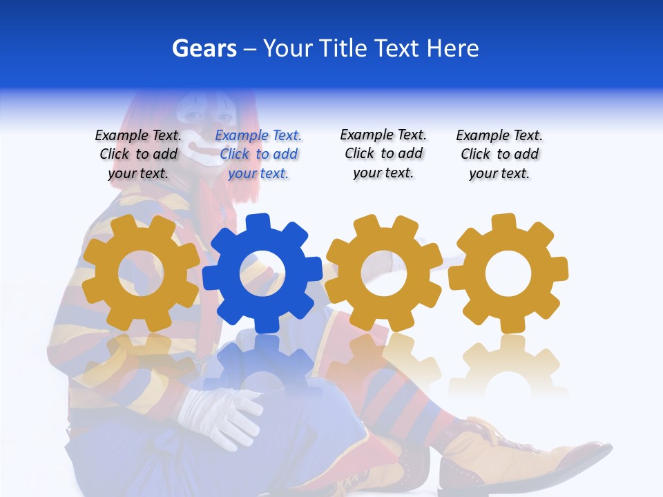 Face Midway Eye PowerPoint Template