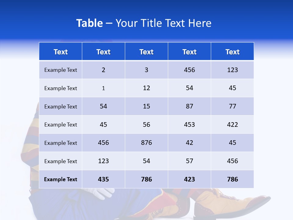 Face Midway Eye PowerPoint Template