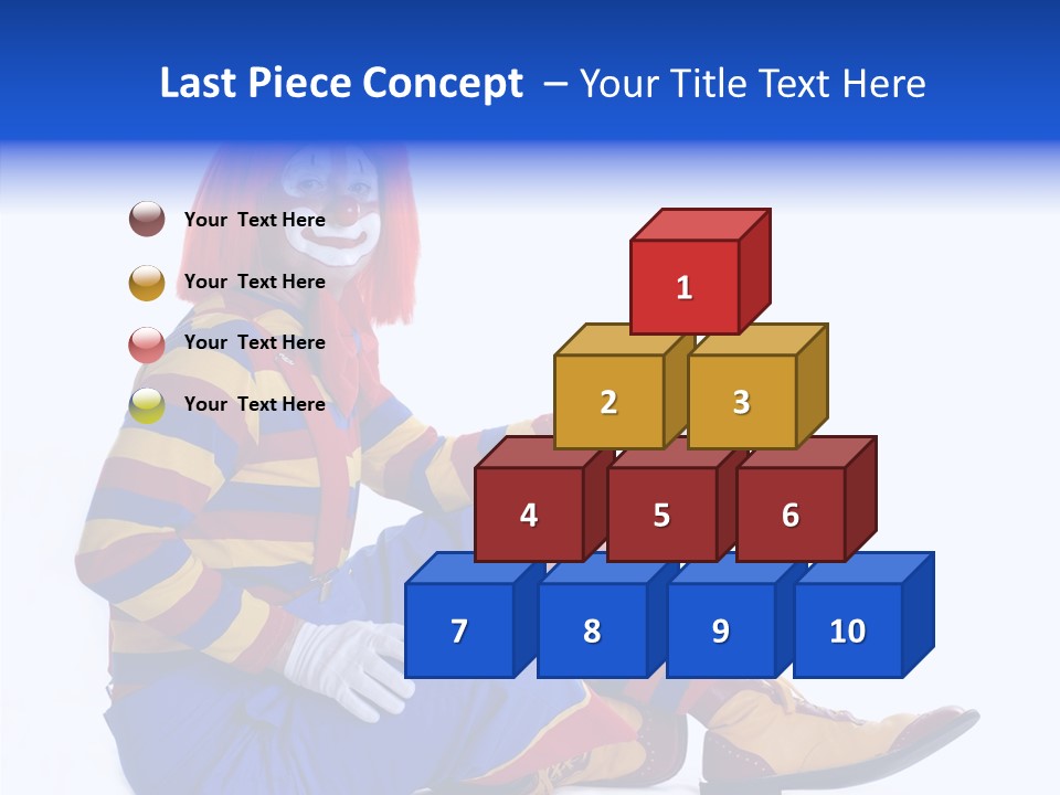 Face Midway Eye PowerPoint Template