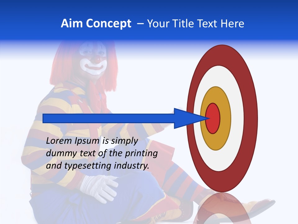 Face Midway Eye PowerPoint Template