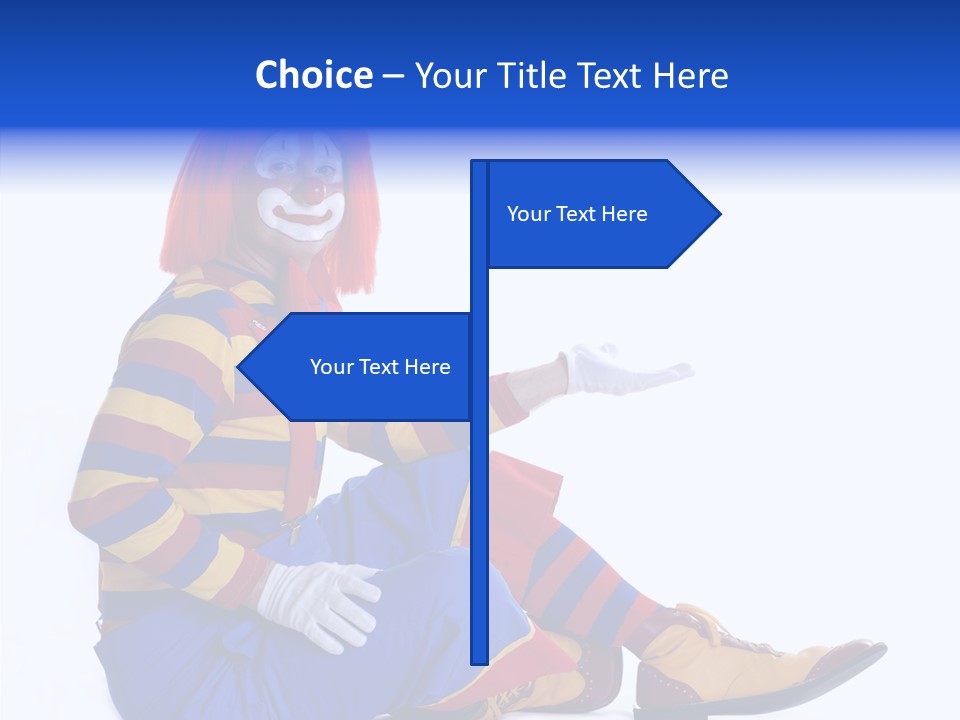 Face Midway Eye PowerPoint Template