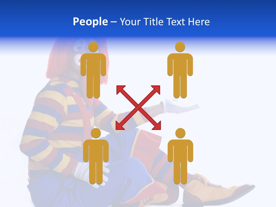 Face Midway Eye PowerPoint Template